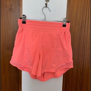 Lululemon Hotty Hot High-Rise Lined Short 4." Size 4. Excellent condition.